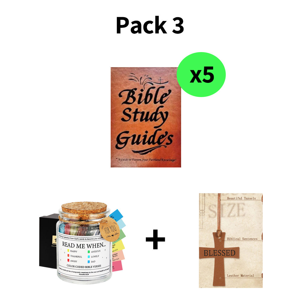 Bible Study Guide- 3 Packs