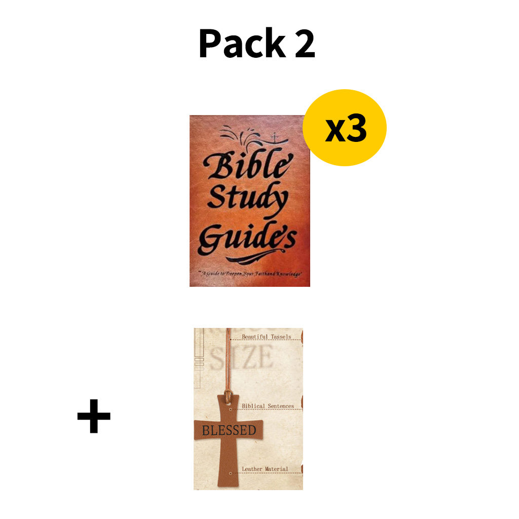 Bible Study Guide- 3 Packs