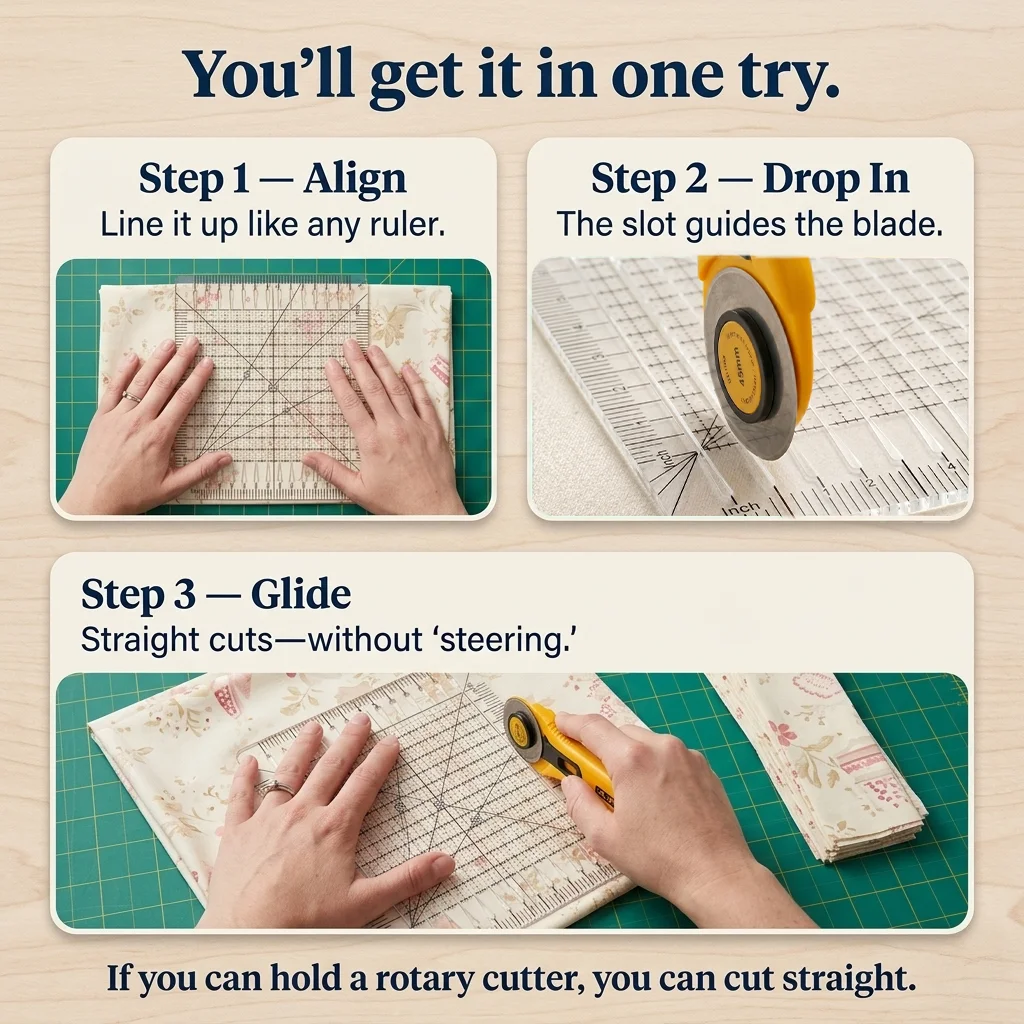 SlotPro™ Precision Quilting Ruler