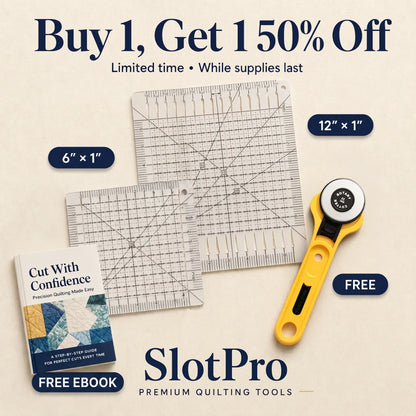 SlotPro™ Precision Quilting Ruler