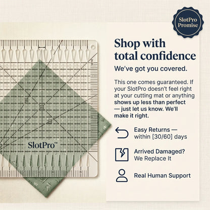 SlotPro™ Precision Quilting Ruler