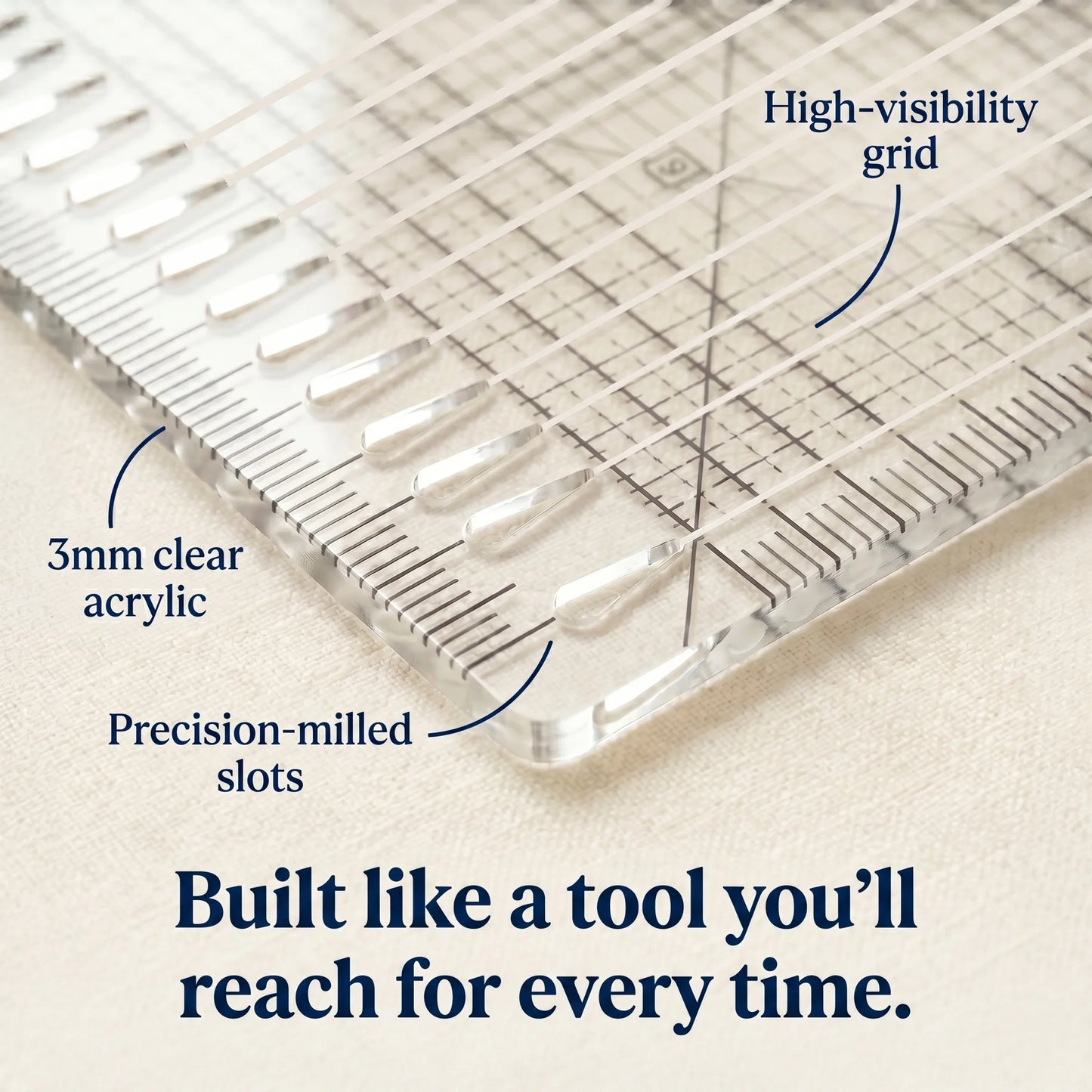 SlotPro™ Precision Quilting Ruler